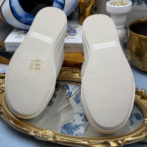 🆕 KURT GEIGER LONDON 🧿 NWOB Laney Octavia Sneaker, White Leather, Sz 36 US 6 - Picture 16 of 16